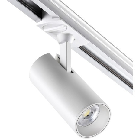 Однофазный двужильный светодиодный трековый светильник Novotech 359147 SELENE 3000К 1440Лм CRI90+ 45° 15Вт
