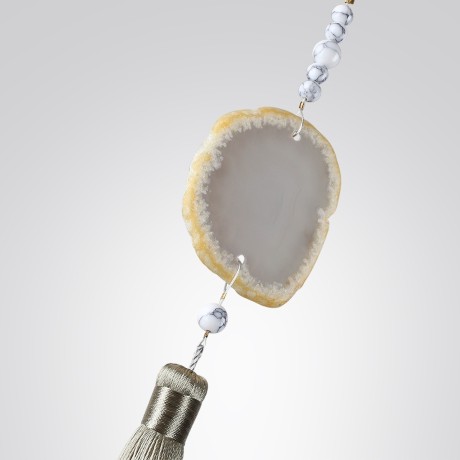 5432/1W MODERN ODL_EX25 115 золотой(под латунь)/стекло/кисточка/агат Бра E14 1*40W FIOLENT