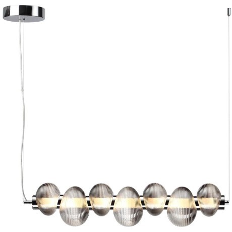 5096/24L L-VISION ODL25 419 хром/дымчатый градиент/металл/стекло Подвес линейный LED 24W 4000K 1948Лм BRUCO