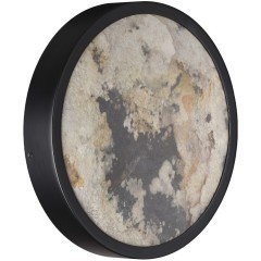 5064/15WL L-VISION ODL24 черн./серо-беж./металл/натур.камень/акрил Настенн.светильн. с переключ.цветов.темпер. LED 15W 3000К/4000K/6000K BERGI