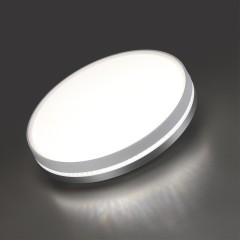 7670/ELN COLOR SN 152 Светильник пластик/белый/серый LED 76Вт 3000/4000/6000К D500 IP43 CCT NOHAVA GREY