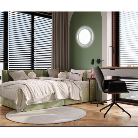 7681/ELN Настенно-потолочный светодиодный светильник с мех. перекл. цв. температуры 76Вт 7100Лм 3000/4000/6000K IP43 Sonex MAVI WOOD