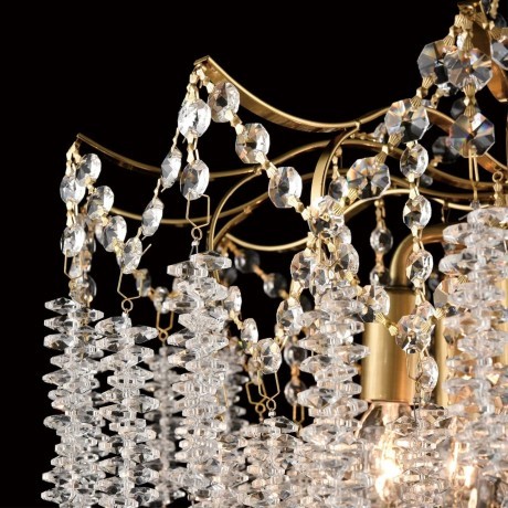 8243/6 CLASSI латунь, металл Люстра подвесная E14 6*40W 220V KRISTINA