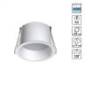 Встраиваемый светильник Novotech 358899 TRAN светодиодный LED 9W