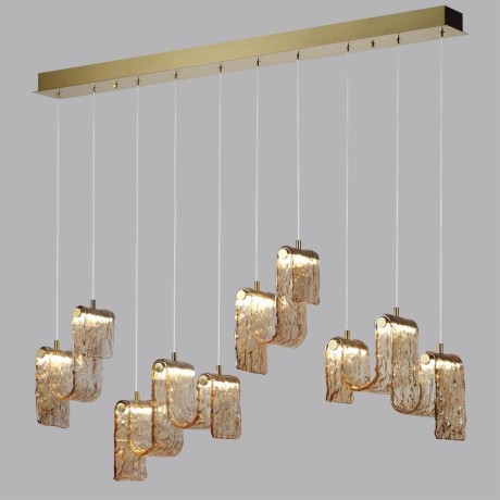 5105/52L Люстра линейная Odeon Light L-VISION LED Ra90 Lm3156 52W 4000K FLOW