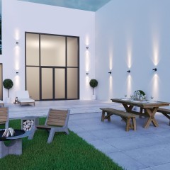 Светильник ландшафтный настенный IP65 LED 6W Novotech CALLE 359304