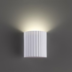 371015 Настенный белый гипсовый светильник под покраску со сменной лампой GU10 макс. 50W Novotech YESO