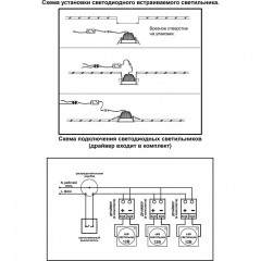 Встраиваемый светильник Novotech 358026 GLOK светодиодный LED 30W