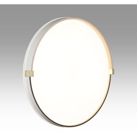 Cветильник пластик/золотой LED 70Вт 3000-6000К D490 IP43 пульт ДУ Sonex OLIDI WHITE 7646/EL