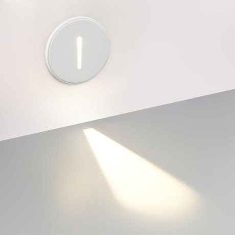 Подсветка лестницы круглая LED 3W 3000K 25° Odeon Light GIPS 7081/3WL