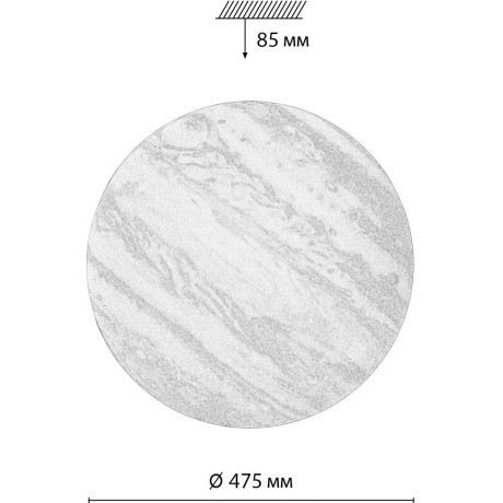 Светильник LED 70Вт 3000-6000К D475 IP43 пульт ДУ Sonex JUPITER 7724/EL
