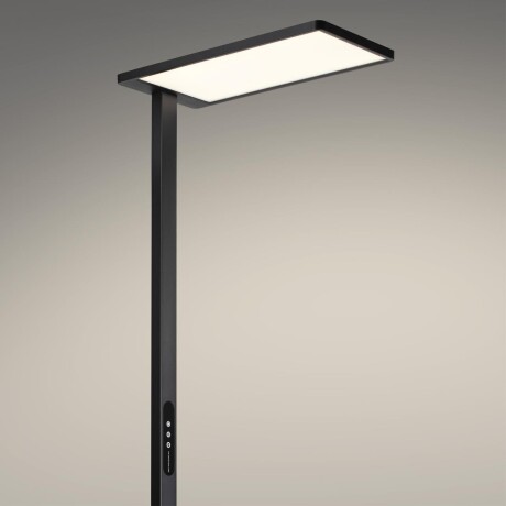 Novotech Studi 359974 Функциональный черный торшер профессионального назначения, с сенсорным диммером, LED 50W+50W 4000K 6500Лм 180° CRI98 UGR≤16 IP20