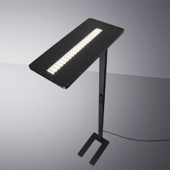 Novotech Studi 359974 Функциональный черный торшер профессионального назначения, с сенсорным диммером, LED 50W+50W 4000K 6500Лм 180° CRI98 UGR≤16 IP20