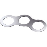 358245 SPOT NT19 225 хром Рамка декоративная к артикулам 357585-357587, 357589, 357909-357910, 37063 METIS