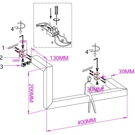 7153/10WL Настенный светодиодный светильник-полка с декор. съемным человечком 10Вт 800лм 3000K Odeon Light GRAFIC