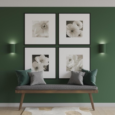 371016 Настенный белый гипсовый светильник под покраску с 2 сменными лампами GU10 макс. 50W Novotech YESO