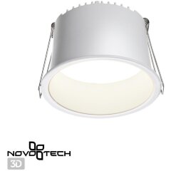 Встраиваемый светильник Novotech 358901 TRAN светодиодный LED 12W