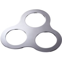 358246 SPOT NT19 225 хром Рамка декоративная к артикулам 357585-357587, 357589, 357909-357910, 37063 METIS