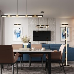 Декоративный торшер Odeon Light 4991/36FL Fierro светодиодный LED 36W