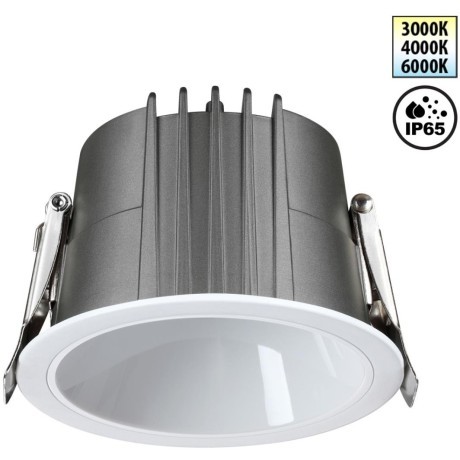 Светильник встраиваемый с переключателем цветовой температуры IP65 LED 15W 3000К\4000К\6000К Novotech LANG 359426