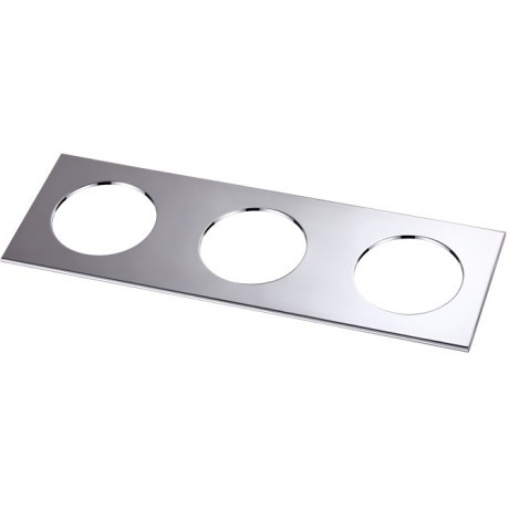 358251 SPOT NT19 287 хром Рамка декоративная к артикулам 357585-357587, 357589, 357909-357910, 37063 METIS