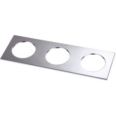 358251 SPOT NT19 287 хром Рамка декоративная к артикулам 357585-357587, 357589, 357909-357910, 37063 METIS