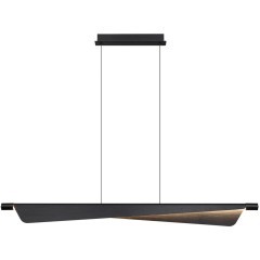 7017/24LA HIGHTECH Подвесной светильник c сенсорн. выкл (диммер яркости) металл/акрил черн. брашинг IP20 24W CRI 90 3000K 220V LINEA