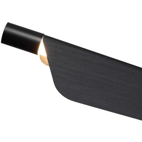 7017/24LA HIGHTECH Подвесной светильник c сенсорн. выкл (диммер яркости) металл/акрил черн. брашинг IP20 24W CRI 90 3000K 220V LINEA