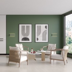 359402 OVER NT24 000 белый Светильник настенный с переключателем цв.температуры IP20 LED 12W 200V 3000/4000/6000K YESO