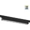 Novotech ITER 359784 Черный линейный однофазный двухжильный трековый светильник, 40см, с CCT переключением цветовой температуры, LED 24Вт 1294Лм CRI≥90 108° 2700-3200-4000К IP20 220V