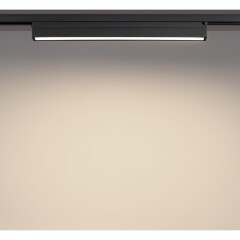 Novotech ITER 359784 Черный линейный однофазный двухжильный трековый светильник, 40см, с CCT переключением цветовой температуры, LED 24Вт 1294Лм CRI≥90 108° 2700-3200-4000К IP20 220V
