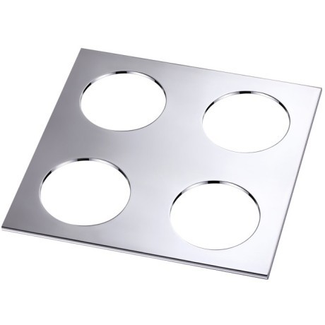 358252 SPOT NT19 287 хром Рамка декоративная к артикулам 357585-357587, 357589, 357909-357910, 37063 METIS