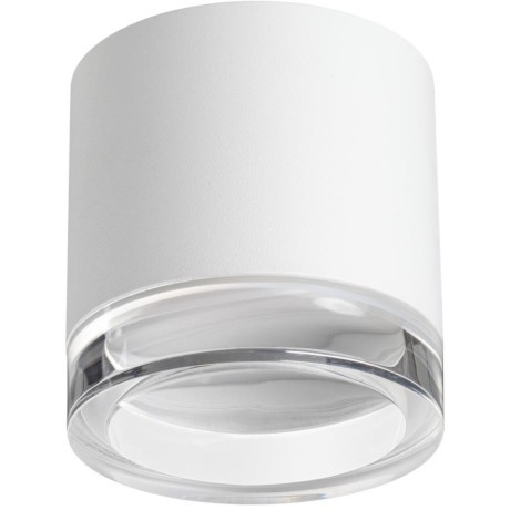 371029 Белый накладной спот-цилиндр под лампу GX53 макс. 12Вт 220-240V IP20 Novotech GEM