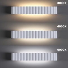 359403 OVER NT24 000 белый Светильник настенный с переключателем цв.температуры IP20 LED 16W 220V 3000/4000/6000K YESO