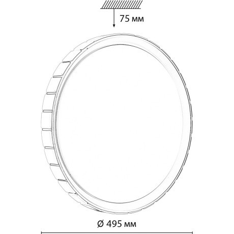 Настенно-потолочный светильник СОНЕКС Sonex KUPI SILVER 7696/EL