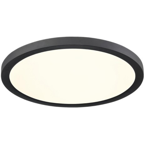 7788/24L Светодиодный тонкий светильник накл/встр. монтажа, датчик движения, мех перекл. цв. температуры, рег. врезного отверстия 24Вт 3000/4000/6500К 1920лм IP44 Sonex NEBULA BLACK