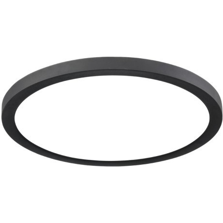 7788/24L Светодиодный тонкий светильник накл/встр. монтажа, датчик движения, мех перекл. цв. температуры, рег. врезного отверстия 24Вт 3000/4000/6500К 1920лм IP44 Sonex NEBULA BLACK