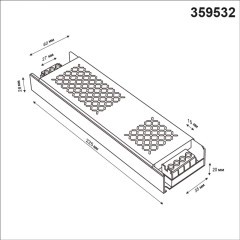 359532 Драйвер Novotech DRIVE IP20 400W 48V