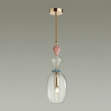 Подвесной светильник с 1 плафоном Odeon Light 4855/1B BIZET под лампу 1xE14 1*40W