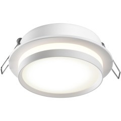 371035 Белый встраиваемый круглый светильник под лампу GX53 макс. 12Вт 220-240V IP20 Novotech LIRIO