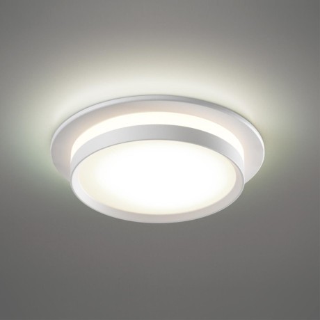 371035 Белый встраиваемый круглый светильник под лампу GX53 макс. 12Вт 220-240V IP20 Novotech LIRIO