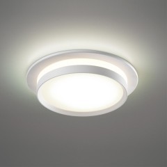 371035 Белый встраиваемый круглый светильник под лампу GX53 макс. 12Вт 220-240V IP20 Novotech LIRIO