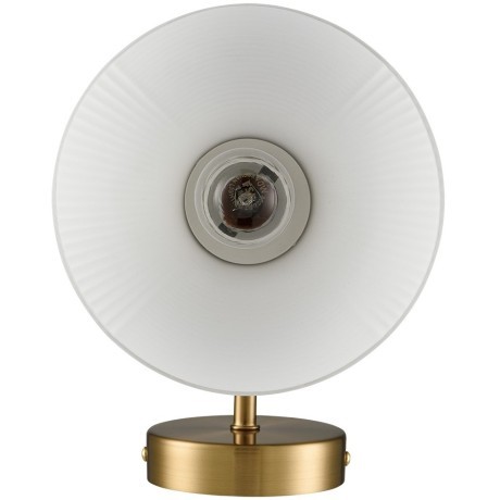 8113/1W MODERNI LN25 латунь/белый, металл/стекло Бра E27 1*60W 220V CORNE