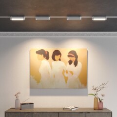 Novotech ITER 359793 Белый однофазный двухжильный трековый светильник длиной 26см, поворотный плафон, с CCT переключением цветовой температуры LED 12Вт 921Лм CRI≥90 113° 2700-3200-4000К IP20 220V