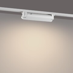 Novotech ITER 359793 Белый однофазный двухжильный трековый светильник длиной 26см, поворотный плафон, с CCT переключением цветовой температуры LED 12Вт 921Лм CRI≥90 113° 2700-3200-4000К IP20 220V