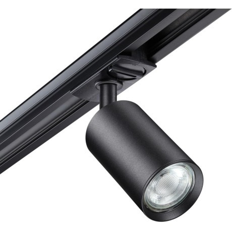 Однофазный двужильный трековый светильник Novotech 370963 PIPE под сменную лампу GU10