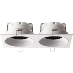 Светильник встраиваемый Novotech WIR IP20 2xGX53 макс 12Вт 220-240V Novotech GEMINI 371007
