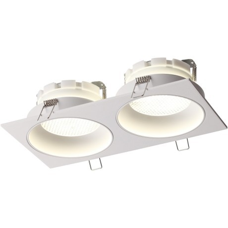 Светильник встраиваемый Novotech WIR IP20 2xGX53 макс 12Вт 220-240V Novotech GEMINI 371007