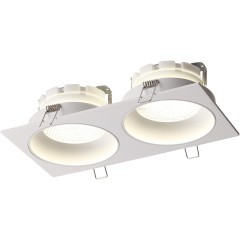 Светильник встраиваемый Novotech WIR IP20 2xGX53 макс 12Вт 220-240V Novotech GEMINI 371007