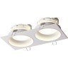Светильник встраиваемый Novotech WIR IP20 2xGX53 макс 12Вт 220-240V Novotech GEMINI 371007
